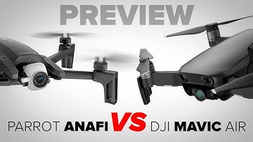 Preview | Parrot Anafi vs DJI Mavic Air