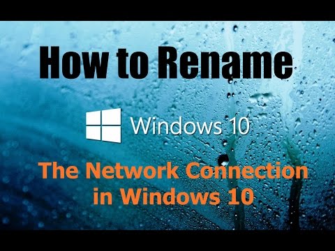 Video: How To Rename A Network
