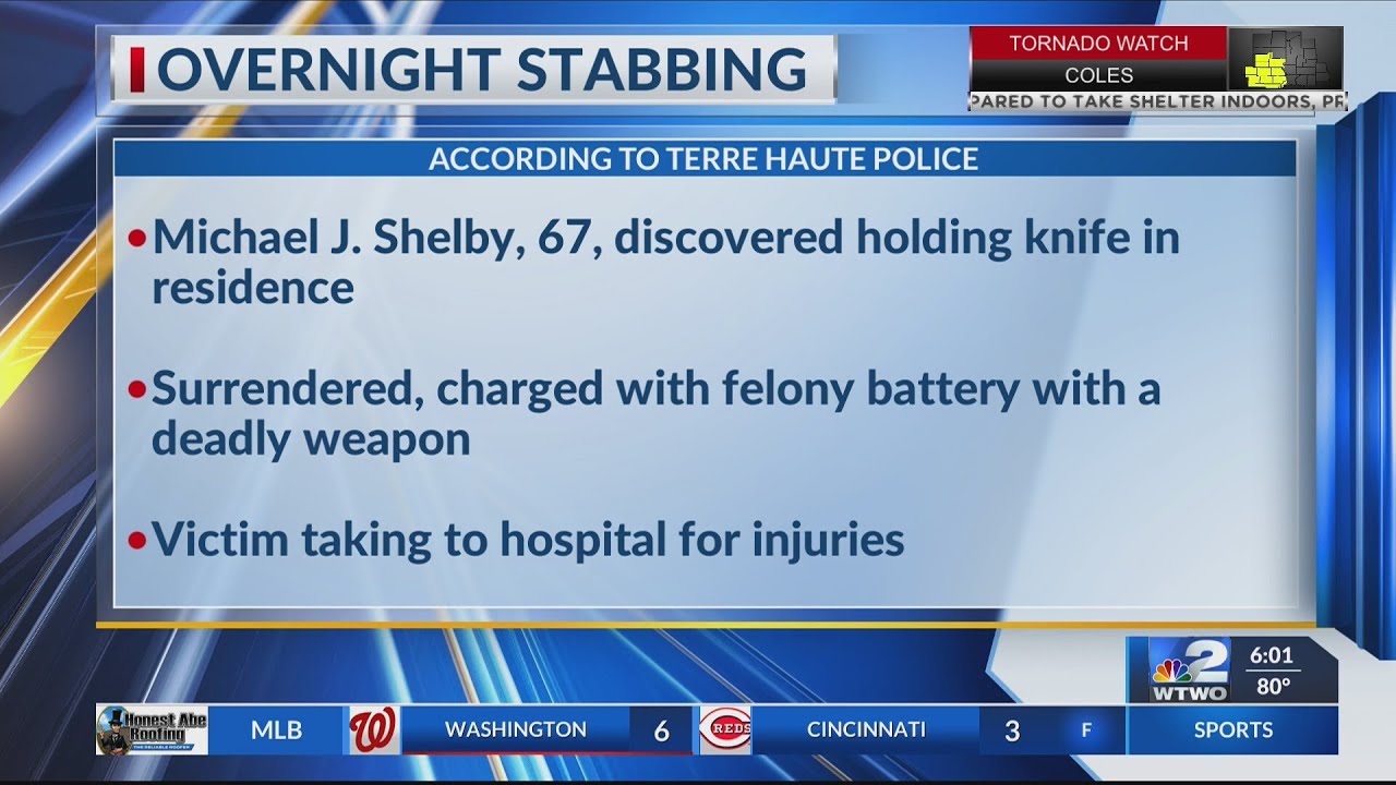 Terre Haute man arrested following stabbing - YouTube