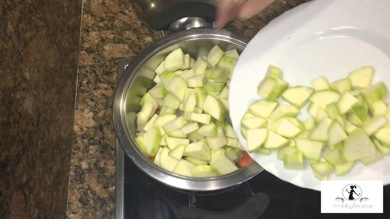 Crema de Calabacín, Cebolla y Zanahoria