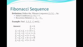 Sequences Defined Recursively