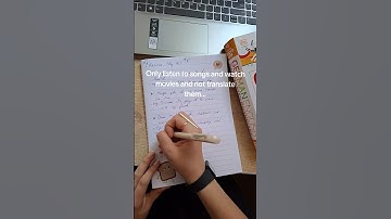 The only way to get fluent…