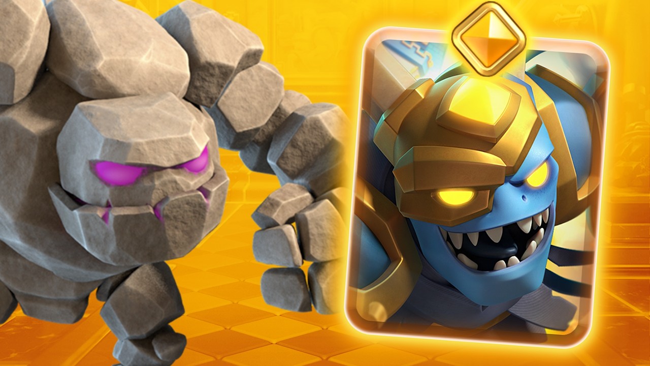 BEST HERO MEGA MINION GOLEM DECK IN CLASH ROYALE!!!