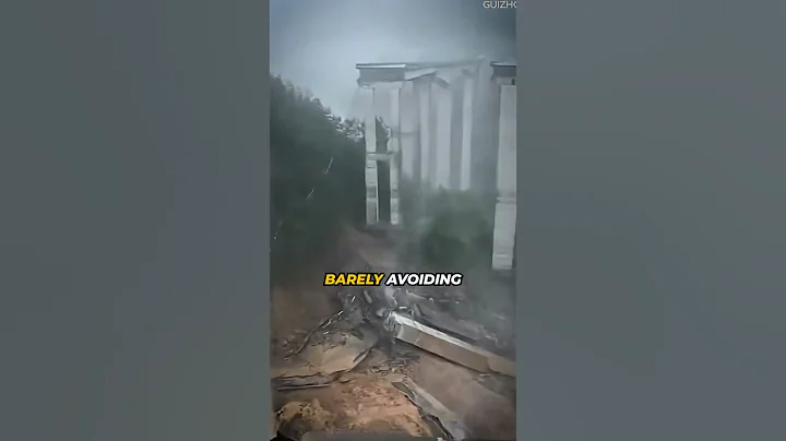 Bridge Collapses in China — Truck Left Hanging Over the Edge!