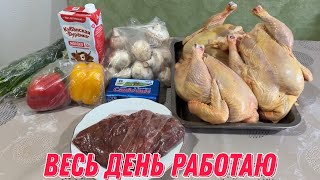 Весь день работаю