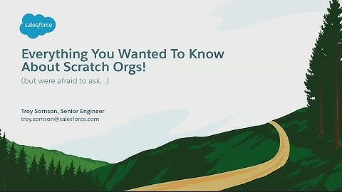 Everything You Ever Wanted To Know About Scratch Orgs