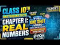 Real Numbers Class 10 Maths Full Chapter One Shot | NCERT + PYQs 2026 🎯 h
