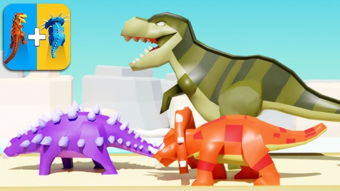 Dinosaur Merge Battle (by AI Games FZ) IOS Gameplay Video (HD) 