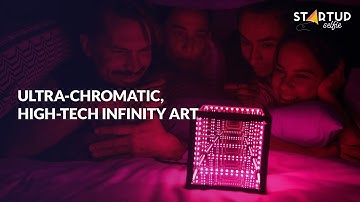 Ultra-chromatic, high-tech infinity art