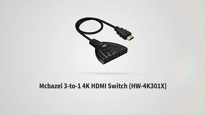 Mcbazel 3-to-1 4K HDMI Switch (HW-4K301X)