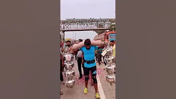 Kawad Yatra 2024 Akash Tyagi 151 Liter Jal Haridwar Se Delhi Bholenath Shorts 