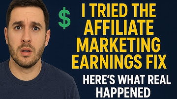 I Tried the Affiliate Marketing Earnings Fix - Here