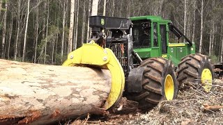 Невероятная Лесозаготовительная Техника. Успей Посмотреть