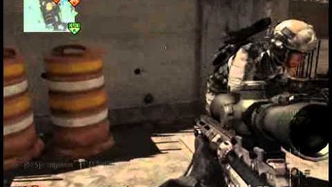sniperfectionist mw3 msr 8 killstreak quickscope