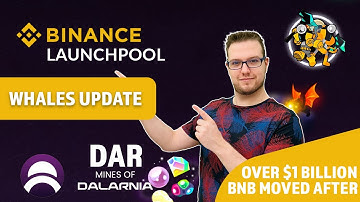 UPDATE After Binance LISTING DAR -  Mines of Dalarnia (DAR) Over 1 Billion BNB Moved.