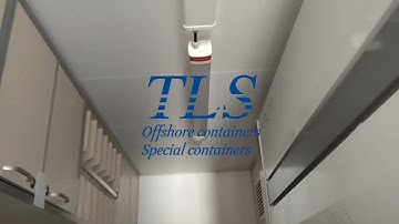 TLS Offshore pressurised cabin well test lab container TLS Offshore containers