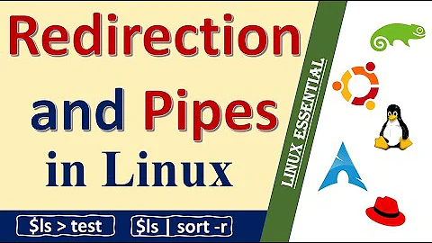 How to Redirect output to a File or a Process || Redirection || Pipes