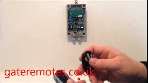 Programming a TXMulti to a LiftMaster 94335E Bearpaw Garage & Gate Remote Control