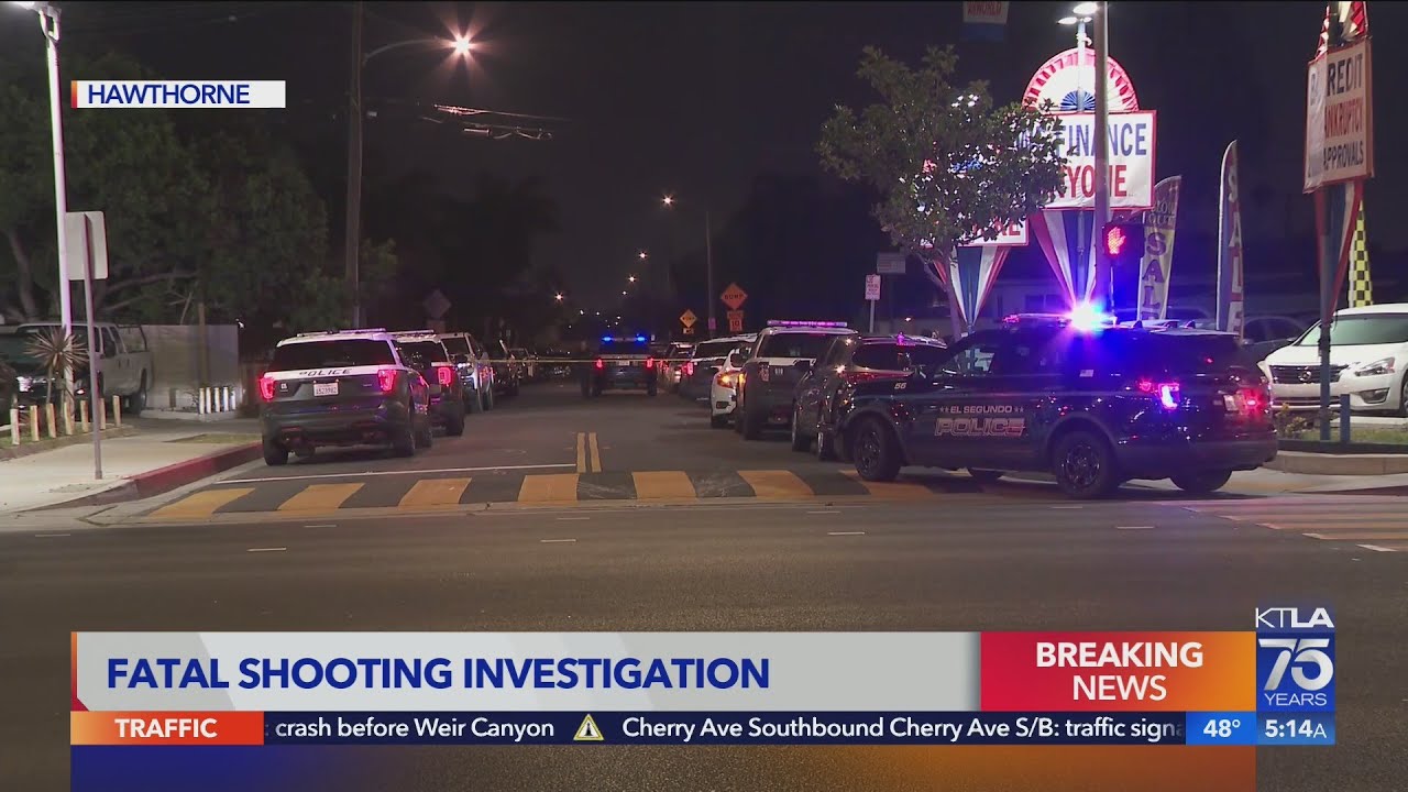 Man shot and killed in Hawthorne - YouTube