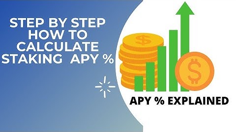 Step by Step how to Calculate staking APY %| Staking APY explained