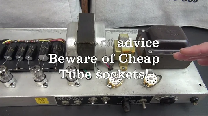 Beware low quality Fender tube guitar amp octal socket replacements Dont ruin your investment!