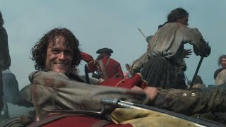 'Outlander' Season 3 Gag Reel: Watch Sam Heughan and Caitriona Balfe Goof Off on Set! (Exclusive)