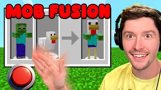 122 Ways to MIX MOBS in Minecraft with Mob Fusion (Minecraft DLC Review!)