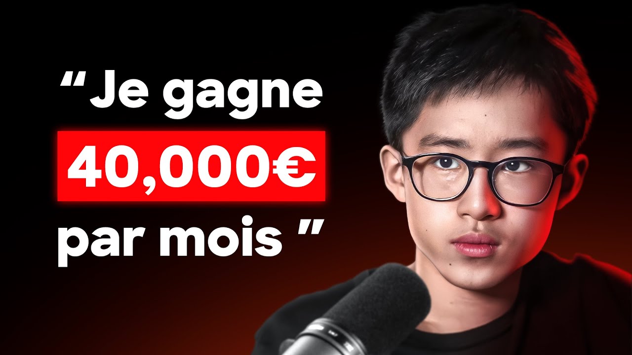 Ce jeune étudiant de 18 ans a créé un business qui génère 40 000€ par mois | Michael Wu