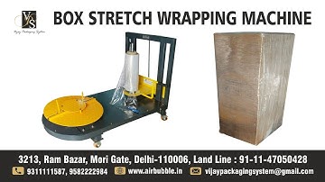Box Stretch Wrapping Machine | Low Table Carton Stretch Wrapper| 8368111430| 9582222984