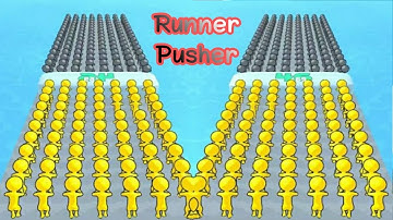 Runner Pusher All-Levels Walkthrough Gameplay Mobile iOS, Android New Epdate Games