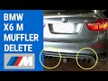 Muffler Delete on my BMW X6 M | 4.4L Twin Turbo V8