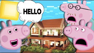 Peppa Pig Plays Minecraft, But George Talks. by Cartoons Play 6,403 views 11 days ago 8 minutes, 21 seconds