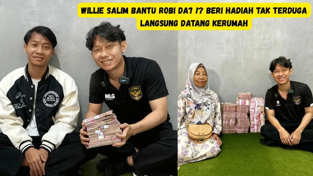 Willy Salim Bantu Robi DA7! Datang Langsung ke Rumah & Kasih Hadiah yang GAK TERDUGA!