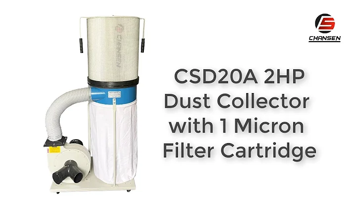 CSD20A 2HP Dust Collector With 1 Micron Filter Cartridge