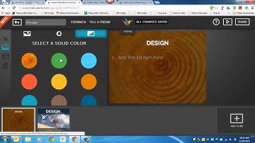 Haiku Deck Web App - Advanced