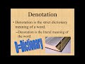 Understanding Denotation and Connotation