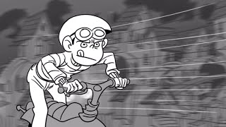 The Lorax 2012 Getting Out Of Town Storyboard