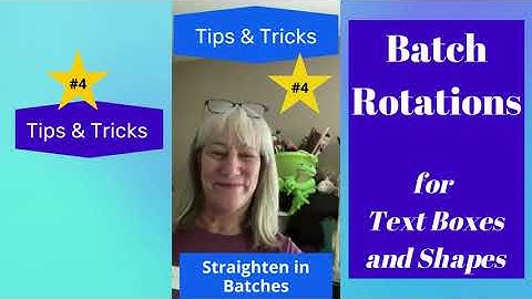 Tips and Tricks #4 Powerpoint Batch Rotation for Text Boxes and Shapes