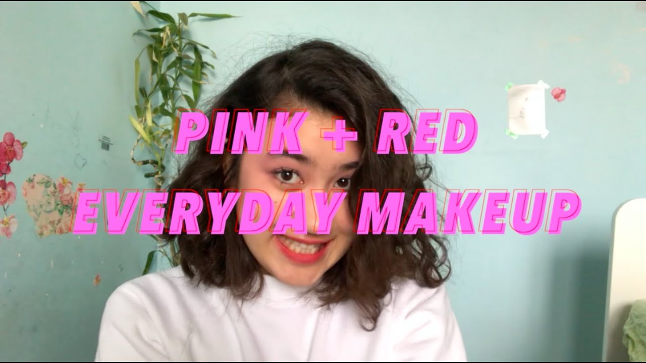 ЦВЕТНЫЕ МЕЙКИ: PINK + RED // PINK + RED EVERYDAY MAKEUP LOOK