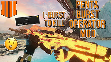 ONE BURST IS ALL IT TAKES 😲 (BO4 PENTA BURST OPERATOR MOD SWORDFISH)