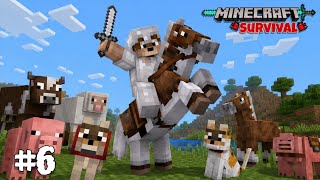 MY LOYAL PET ARMY IS READY! || MINECRAFT SURVIVAL GAMEPLAY #6 