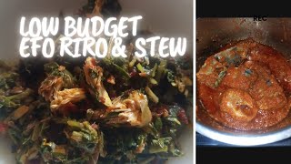 Simple Lunch Ideas! low budget fish stew and Nigerian vegetable soup/ Perfect for swallow, rice etc