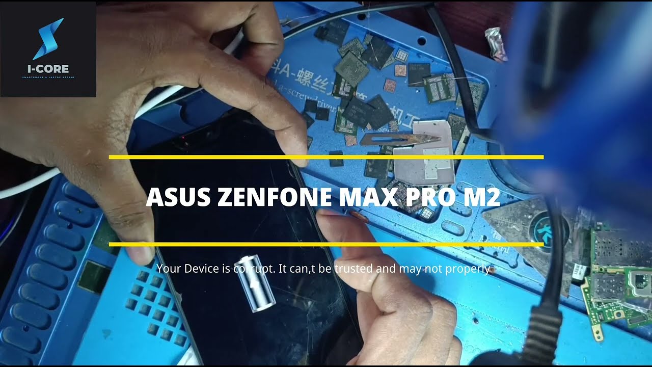 ASUS ZENFONE MAX PRO M2 ! DEVICE IS CORRUPT ERROR SOLUTION ! - YouTube