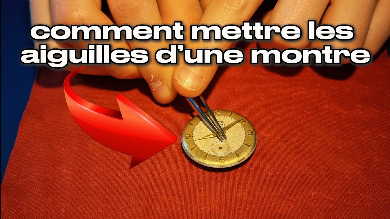 Tuto comment mettre les aiguilles d’une montre #tuto #horlogerie #montres 