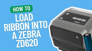How to Load a Thermal Ribbon into a Zebra ZD620 | Smith Corona Labels