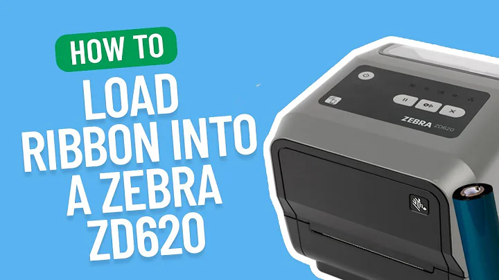 How to Load a Thermal Ribbon into a Zebra ZD620 | Smith Corona Labels