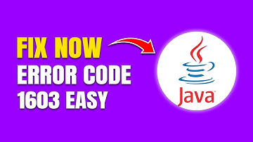 How To Fix Java Update Error 1603 (Windows 10 & 11)