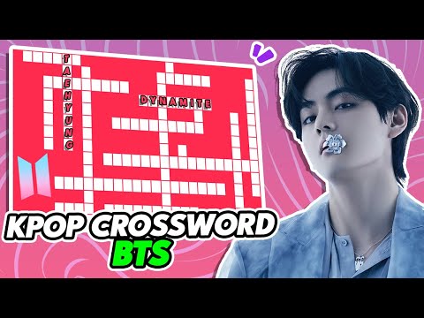 Bts Edition | Kpop Crossword Games