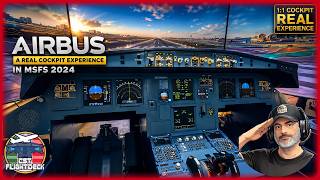 Flying My 1:1 Airbus A321 Cockpit! FENIX A321 KPHX ➜ KSAN | MSFS 2024 Ultra Realism