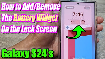 Galaxy S24/S24+/Ultra: How to Add/Remove The Battery Widget On the Lock Screen